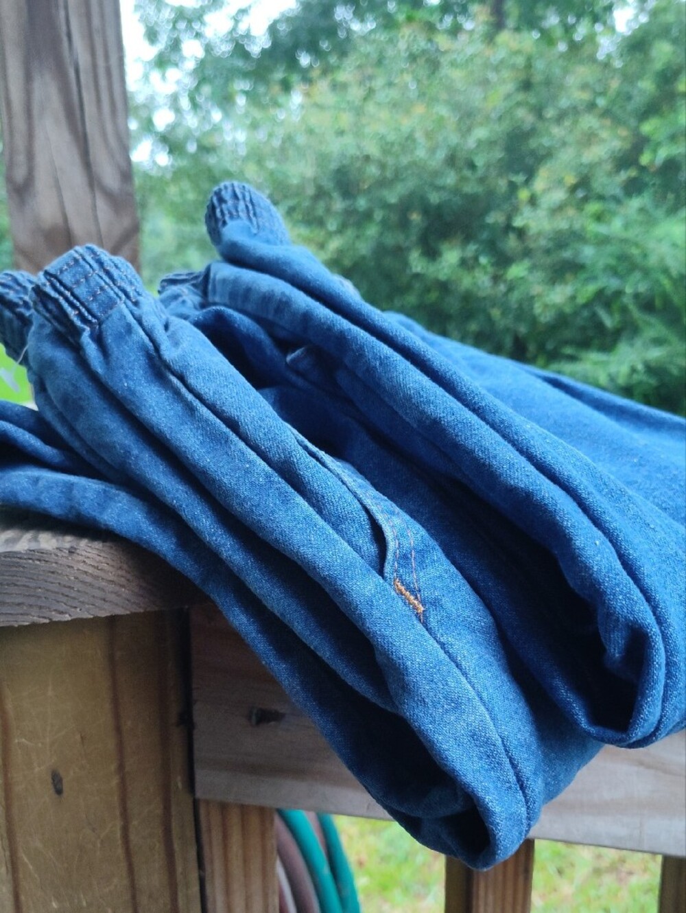 (2) Women's  Pair Size 18AVG CHIC Pull On Jeans With Pockets - Picture 5 of 6